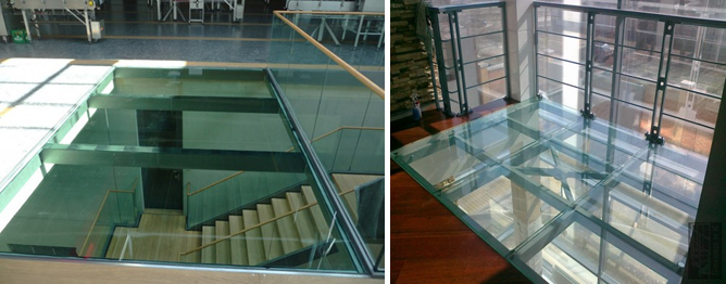 Стеклянные полы